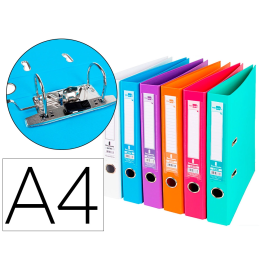 Liderpapel Archivador de palanca A4 Documenta Trending forrado PVC con rado lomo 52 mm colores surtidos Precio: 13.50000025. SKU: B1AWYBW69M