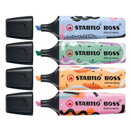 Stabilo Boss Original Rotulador fluorescente pastel by Ju Schnee Fucsia helado