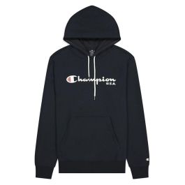 Sudadera con Capucha Hombre Champion USA Logo M Azul oscuro