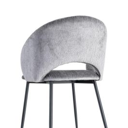 Silla Gris Tejido-Metal Contract 58 X 60 X 80,50 cm