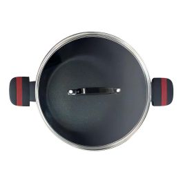 San Ignacio Cacerola Denia Experto Ø20 x 9,8 cm, Aluminio Fundido, Inducción, Tapa Cristal