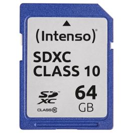 Intenso 3411490 Tarjeta SDXC de 64 GB Clase 10 Velocidad de Lectura 25 MB/s Precio: 37.50000056. SKU: B1BLD9TW45