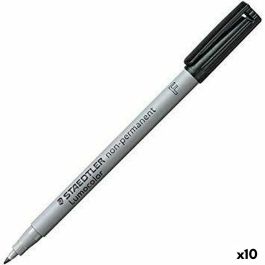 Rotulador Staedtler Lumocolor 316F Negro (10 Unidades)