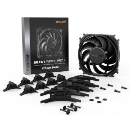 Be Quiet! SILENT WINGS PRO 4 120mm PWM Ventilador para PC Negro