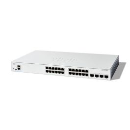 Cisco Cisco Catalyst 1200-24T-4G Smart Switch, 24 Port GE, 4x1GE SFP, Limited Lifetime Protection (C1200-24T-4G)