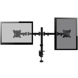 Equip Soporte de Pantalla para Mesa con Dos Brazos, Ajuste de Altura, Movimiento Completo, Compatible con VESA