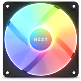 NZXT RF-C12SF-B1 Ventilador RGB PWM 12 cm Negro - Rodamiento Hidrodinámico, 500-1800 RPM, 33.88 dB NZXT RF-C12SF-B1 Ventilador RGB PWM 12 cm Negro - Rodamiento Hidrodinámico, 500-1800 RPM, 33.88 dB