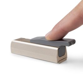 Emuca Lote de 10 pistones amortiguadores para puertas abisagradas Mildy, Cierre suave, Plástico, Niquel mate