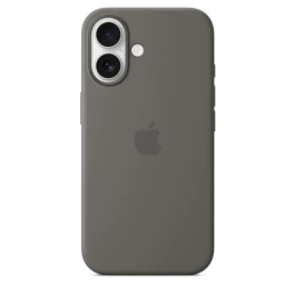 Apple iPhone 16 Funda de Silicona con MagSafe Gris Piedra