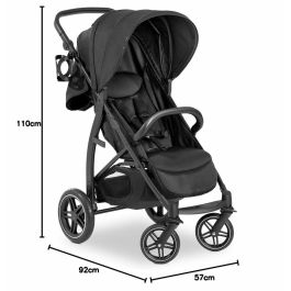 HAUCK HAU4007923148952 - Cochecito Todoterreno RAPID 4D, Plegado con una mano, 4 Ruedas, Negro