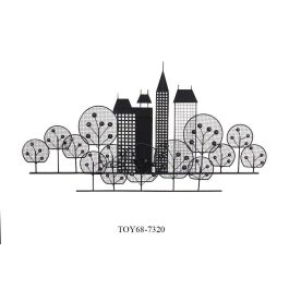 DKD Home Decor Decoracion Pared Loft Negro Metal 6 x 56 x 105 cm Precio: 43.03002. SKU: B19Z88AA55