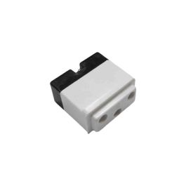 Solera Base de enchufe t/t desplazada serie Estrella 10A 250V Polipropileno Blanco