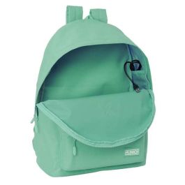 Safta Mochila Doble para Portátil 15,6"+USB Munich Turquesa 31x44x18 cm