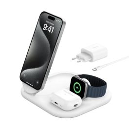 Belkin Wiz029vfWH Base Carga Inalambrica 3 en 1 Qi2 15W Magnética Blanca Precio: 73.50000042. SKU: B1B3XD588V
