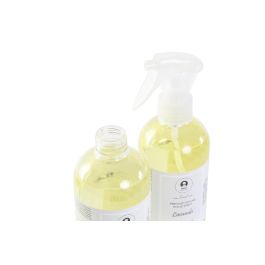 DKD Home Decor Spray Transparente 7 x 7 x 21 cm (6 Unidades) 250 ml Aromas Frutas del Bosque y Lavanda