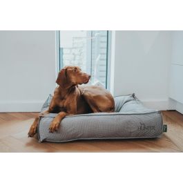 Hunter Cama Acolchada para Perros Lancaster 120x90 cm Gris - Funda Lavable, Relleno Extraíble