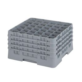 CAMBRO - 36S900-151 - Cesta de lavado 36 comp. 4 alturas - 7,2 cm Ø máx. - alt. máx. 24,1 cm - 50 x 50 x 26,7 cm - Gris claro Precio: 95.5000002. SKU: B1KEDFV3MF