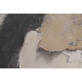 DKD Home Decor Cuadro Moderno Negro Gris 143 x 103 x 4 cm (2 Unidades)