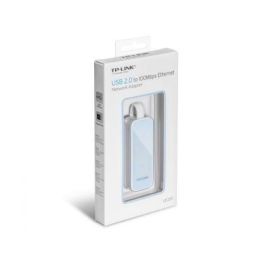 TP-Link UE200 Adaptador de Red USB 2.0 a Ethernet 100Mbps RJ45 con Cable Retráctil para Ultrabooks Mac Windows Linux Plug & Play