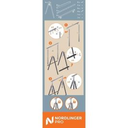 Caballete de bricolaje - NORDLINGER PRO - Pro in Kit - Regulable en altura - Robusto y plegable