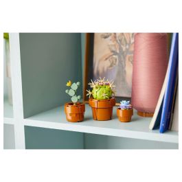 LEGO Icons 10329 Plantas Diminutas Set de Construcción Ornamental para Adultos