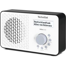 TechniSat VIOLA 200 Radio portátil digital DAB+/FM en blanco/negro
