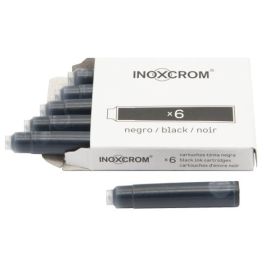 Inoxcrom Cartucho de Tinta Estilográfica Negro - Caja de 6 Unidades Precio: 0.79000053. SKU: S8422095