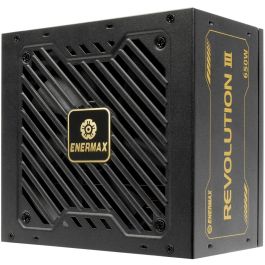 Enermax ERV650G-AHG-MAC Fuente de Alimentación 650W Revolution3 80+ Gold Negra Full Modular ATX para PC