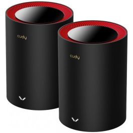 Cudy AX3000 Wi-Fi 6 Mesh Solution 2-Pack Doble Banda 2.5G Malla Omni-direccional Hasta 445m² con 2 Unidades Precio: 125.49999968. SKU: B1JNCYS4C2