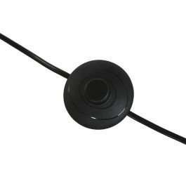 DKD Home Decor Lámpara Pie Urban Crudo Negro Metal Papel entelado Acero 22 x 150 x 22 cm Set de 3