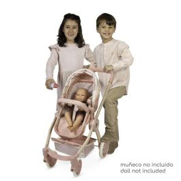 Decuevas Coche de Muñeca 3x1 Plegable Tulipe con Bolso, para Muñecas de hasta 48 cm. Medidas: 41x62x70 cm. Edad 3+ Decuevas Coche de Muñeca 3x1 Plegable Tulipe con Bolso, para Muñecas de hasta 48 cm. Medidas: 41x62x70 cm. Edad 3+