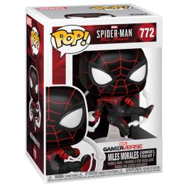 Funko POP! Marvel Spiderman Miles Morales Advanced Tech Suit Figura Vinilo 9cm