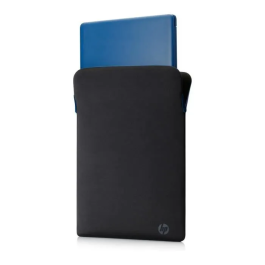HP Funda Protectora Reversible para Portátil de 15.6 Pulgadas, Azul, Material de Neopreno Duradero
