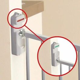 Dreambaby Barrera de seguridad Broadway Extra grande L 76/134,5 x H 76 cm Blanco - Para atornillar