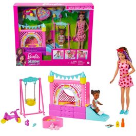 Muñeca Barbie Skipper Niñera Con Castillo Inflable Hhb67 Mat