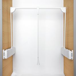 Perchero Servetto Abatible Para Armarios Modelo Super Pro. Sujeción Lateral Acabado Blanco Servetto (4 Unidades) Perchero Servetto Abatible Para Armarios Modelo Super Pro. Sujeción Lateral Acabado Blanco Servetto (4 Unidades)