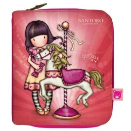 Cartera Gorjuss Carousel Salmón 10 x 12 x 3 cm