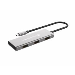 Conceptronic HUBBIES17G Hub USB Tipo C 7 Puertos USB 3.2 Gen 2 10Gbps Power Delivery 100W