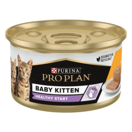 Purina Pro Plan Feline Baby Kitten Mousse de Pollo 24x85 gr - Para Gatitos, Digestión Sensible Precio: 28.8899996. SKU: B1JHVCML8Z