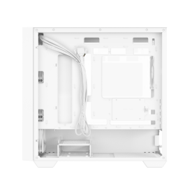 ASUS A21 PLUS - Torre de PC Blanco, Compatible con micro ATX/Mini-ITX, Incluye 4 Ventiladores, Hasta 360mm Radiador, Ref. 90DC00H3-B19000