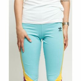 Mallas Deportivas de Mujer Adidas High-Waisted Aguamarina