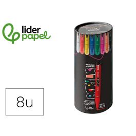Rotulador Liderpapel Acrylic Base Agua Todo Tipo De Superficie Punta Redonda 3 mm Caja De 8 Unidades Colores Intensos Precio: 11.68999997. SKU: B1H26G5CAG