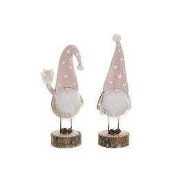 Figura Navidad Fantasia DKD Home Decor Rosa Palo Natural 8 x 23.5 x 10 cm (2 Unidades) Precio: 8.49999953. SKU: B1ESY4CYAR