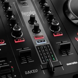 Hercules DJControl Inpulse 300 MK2 Consola DJ con Serato DJ Lite, DJUCED, 16 Pads, 8 Modos - Negro (4780944)