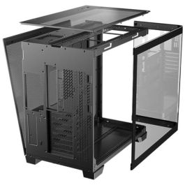 Antec C8 Curve Wood Full Tower PC Negro, Transparente, Madera