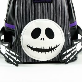 Mochila Casual The Nightmare Before Christmas Negro Moderno 22 x 26,5 x 13 cm