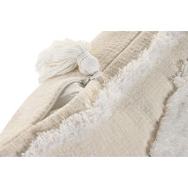 DKD Home Decor Cojines Urban de Poliéster Crudo 45 x 45 cm (2 Unidades) con Cremallera