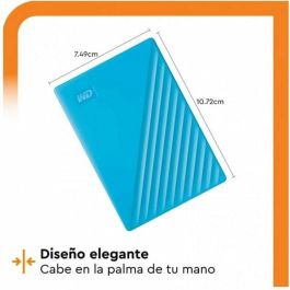 Western Digital My Passport disco duro externo 4000 GB Azul