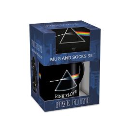 PYRAMID Set Taza y Calcetines Pink Floyd - Taza 315ml Cerámica, Calcetines Talla 36-41