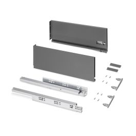 Emuca Cajón exterior Protone 30kg con guías de extracción total y cierre suave, Altura 178mm, profundidad 450mm, Acero, Gris antracita Emuca Cajón exterior Protone 30kg con guías de extracción total y cierre suave, Altura 178mm, profundidad 450mm, Acero, Gris antracita Precio: 35.50000003. SKU: B1H7XVYB8P